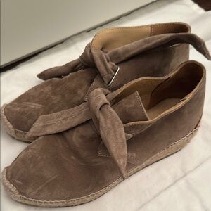 Rag and Bone Brown Suede Espadrille Shoes